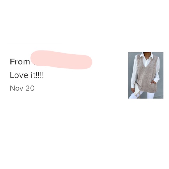 Marled Knit Oversized Sweater Vest Grey V-Neck Front Pockets - Picture 8 of 8